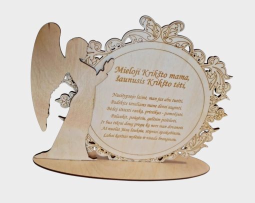 Pastatoma padėka Krikšto tėveliams