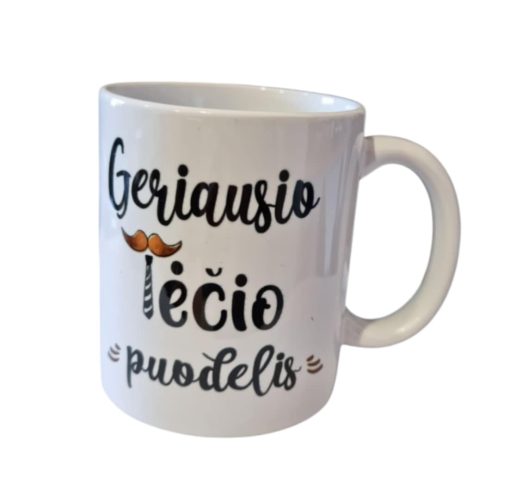Puodelis ,,Geriausio tėčio"