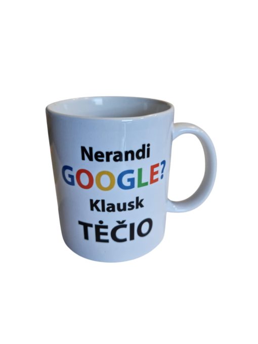 Puodelis ,,Klausk tėčio"