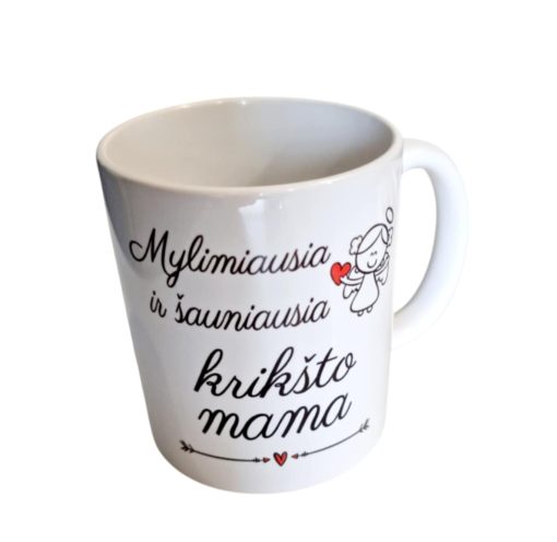 Puodelis ,,Krikšto mama"